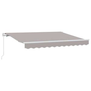 vidaXL Zatemniteľn&aacute; mark&iacute;za Svetlosiv&aacute; 250 x 200 cm l&aacute;tka