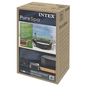 INTEX Kryt pre v&iacute;rivku Tmavosiv&aacute; 211 x 211 cm PVC a PU