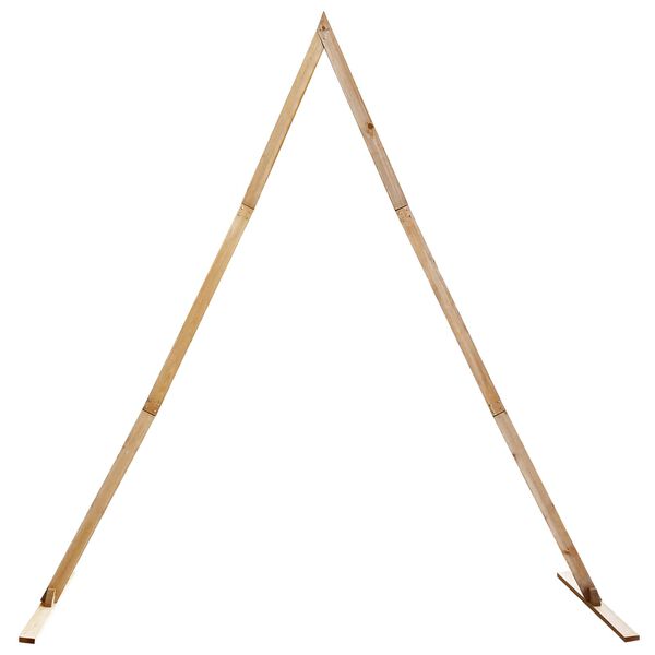 vidaXL Svadobn&yacute; obl&uacute;k Svetlohned&aacute; 202 x 95 x 254 cm