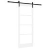vidaXL Posuvn&eacute; dvere ORKDAL Biela a čierna 83 x 202 cm