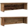 vidaXL kuchynsk&eacute; stojany stohovateľn&eacute; 2 ks star&eacute; drevo 50x15x16 cm