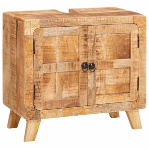 vidaXL Kúpeľňová skriňa Masívne mango drevo a inžinierované drevo