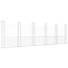 vidaXL Železn&yacute; gabi&oacute;nov&yacute; k&ocirc;&scaron; v tvare U so 6 stĺpmi 620x20x200 cm