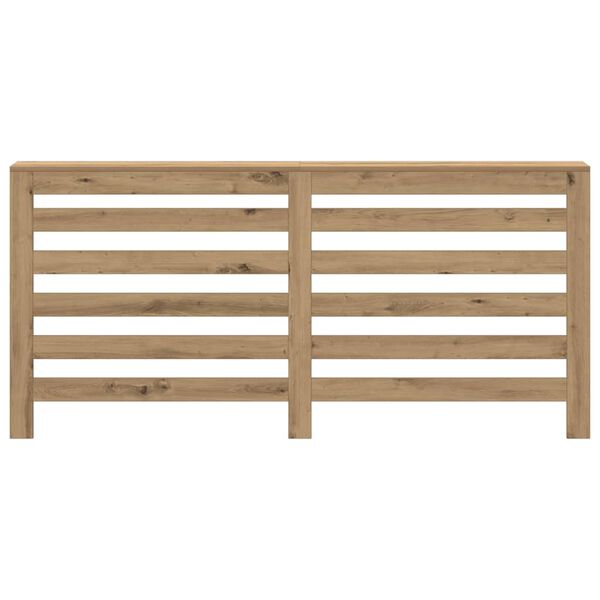 vidaXL Kryt na radiátor dub artisan 175x20x82 cm kompozitné drevo