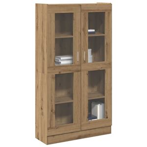 vidaXL Vysok&aacute; skrinka, dubov&yacute; dreven&yacute; remeseln&iacute;k, 82,5x30,5x150 cm, imit&aacute;cia dreva