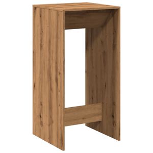 vidaXL Barov&yacute; st&ocirc;l dub artisian 51x50x103,5 cm kompozitn&eacute; drevo