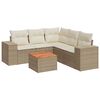 vidaXL Patio Sofa Set 6-miestne Beige