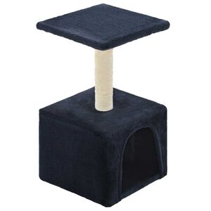 vidaXL &Scaron;krabadlo pre mačky, sisalov&yacute; stĺpik 55 cm, tmavomodr&eacute;