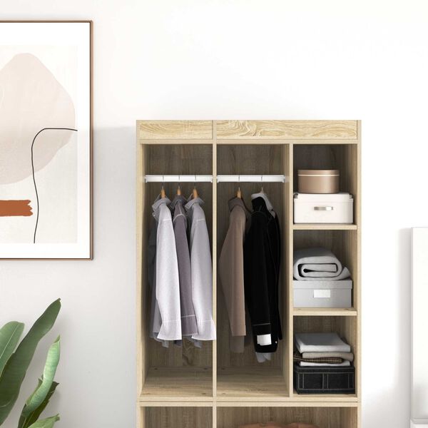 vidaXL Tyč do skrine 12 pcs Strieborn&aacute; 764 x 15 x 29 mm