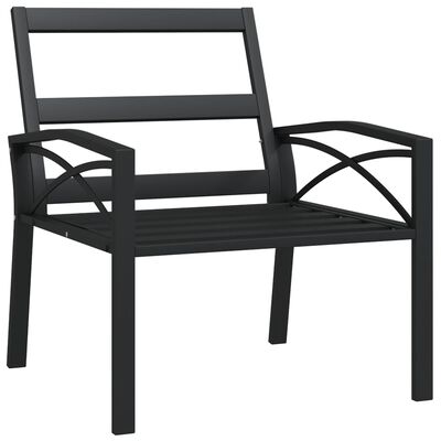 vidaXL Záhradné stoličky s krémovými vankúšmi 2 ks 68x76x79 cm oceľ