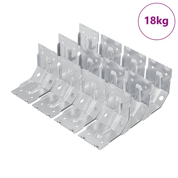 vidaXL Konzola 212 pcs Zinkovan&yacute; 106 x 55 x 1,5mm Oceľ