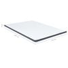vidaXL Vrchný matrac na posteľ boxspring 200x140x5 cm stredne mäkký
