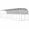 vidaXL Kurn&iacute;k proti stene Strieborn&aacute; 600 x 150 x 215 cm