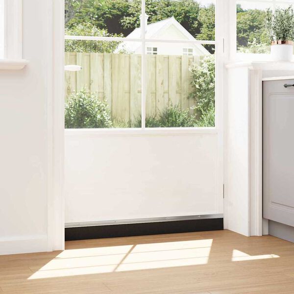 vidaXL Kefkov&eacute; tesnenia na dvere s mont&aacute;žou na skrutky 12 pcs