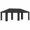 vidaXL Z&aacute;hradn&yacute; alt&aacute;nok 6 x 3 m Antracitov&aacute; Polyester a oceľ 190 gsm
