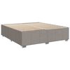 vidaXL Boxspring posteľ s matracom sivohned&yacute; 200x200 cm l&aacute;tka