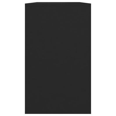 vidaXL Komoda čierna 120x41x75 cm drevotrieska