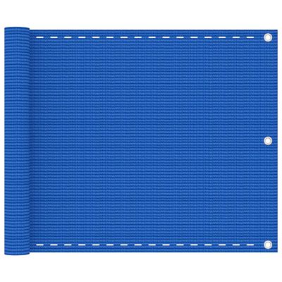 vidaXL Balkónová markíza modrá 75x300 cm HDPE