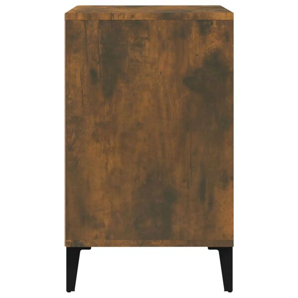 vidaXL Botn&iacute;k dymov&yacute; dub 102x36x60 cm spracovan&eacute; drevo