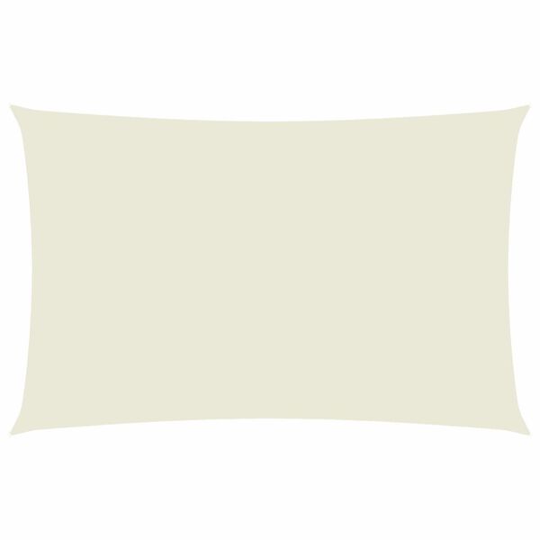 vidaXL Tieniaca plachta, oxford, obdĺžniková 2x5 m, krémová