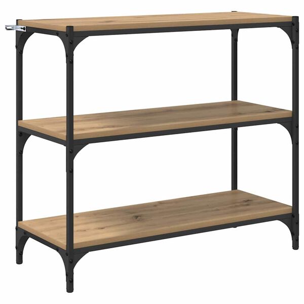 vidaXL Knižnica Remeseln&yacute; dub 80 x 33 x 70,5 cm