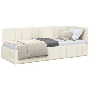 vidaXL Rohov&yacute; r&aacute;m postele Kr&eacute;mov&aacute; 80 x 200 cm Zamat