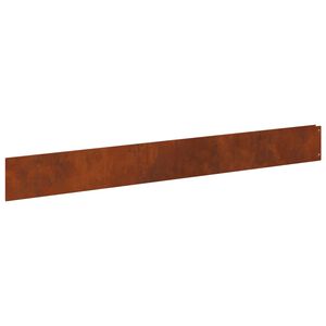 vidaXL Obrubn&iacute;k tr&aacute;vnika 50 ks 100 x 12 cm Oceľ Hrdzav&yacute;