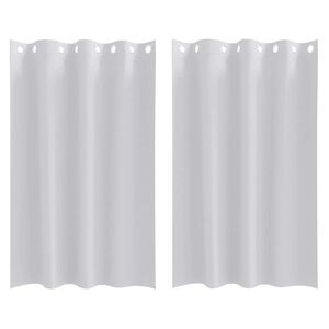 vidaXL Z&aacute;clony na zatemnenie s kr&uacute;žkami 2 ks Bled&aacute; &scaron;ed&aacute; 175 x 140 cm
