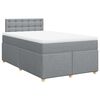 vidaXL Boxspring posteľ s matracom bledosiv&aacute; 120x190 cm l&aacute;tka