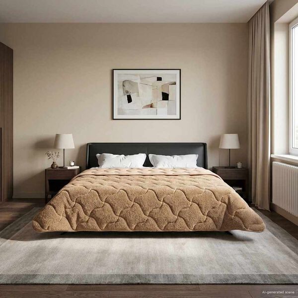 vidaXL Letn&aacute; prikr&yacute;vka &Scaron;nurovan&yacute; Sivohned&aacute; 200 x 220 cm