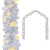 vidaXL Vianočn&aacute; girlanda s LED svetielkami 5 m, biela