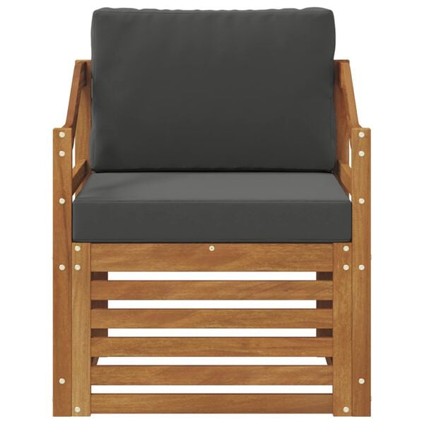 vidaXL Z&aacute;hradn&aacute; s&uacute;prava gaučov Mas&iacute;vne ak&aacute;ciov&eacute; drevo a polyester