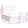 vidaXL Boxspring posteľ s matracom modr&aacute; 200x200 cm l&aacute;tka