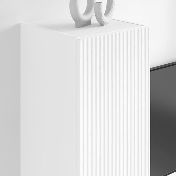 vidaXL TV n&aacute;stenn&aacute; skriňa Biela 30 x 31 x 100 cm Kompozitn&eacute; drevo