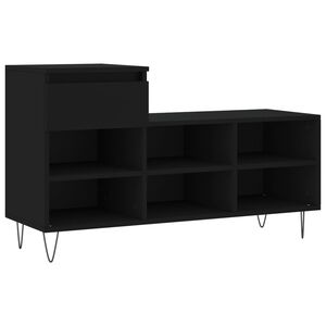 vidaXL Botn&iacute;k čierny 102x36x60 cm spracovan&eacute; drevo