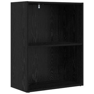 vidaXL Reg&aacute;l na knihy 60 x 30 x 76.5 cm Kompozitn&eacute; drevo Čierny dub