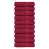 vidaXL Osu&scaron;ky do k&uacute;peľne FROGN 10 ks bordov&eacute; 100x150 cm 360 g/m&sup2;