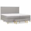 vidaXL Posteľn&yacute; r&aacute;m boxsping s matracom bledosiv&yacute; 200x200 cm l&aacute;tka