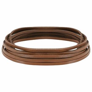 vidaXL Kožen&yacute; remienok Hned&aacute; 200 x 0,3 cm Koža