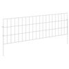 vidaXL Z&aacute;hradn&yacute; plot s kol&iacute;kmi 48 ks 95 x 30 cm Pozinkovan&aacute; oceľ