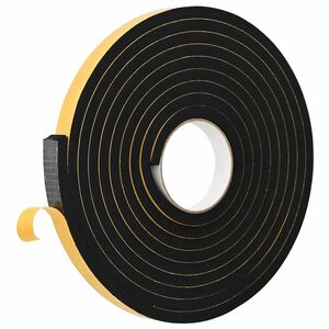 vidaXL Samolepiaca penov&aacute; p&aacute;ska 20 ks Čierna 15mm x 5m CR Pena