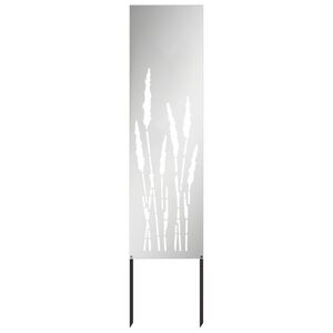 vidaXL Z&aacute;hradn&aacute; clona na s&uacute;kromie Rezac&iacute; Strieborn&aacute; 32 x 140 cm