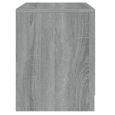 vidaXL Nočné stolíky 2 ks sivý dub sonoma 45x34,5x44,5 cm drevotrieska