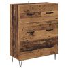 vidaXL Highboard so z&aacute;suvkou 2 pcs Star&eacute; drevo Kompozitn&eacute; drevo