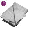 vidaXL Plachta 180 g/m&sup2; 8x12 m siv&aacute; HDPE