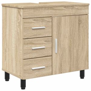 vidaXL Kozmetick&yacute; stol&iacute;k do k&uacute;peľne Dub sonoma 60 x 35 x 60 cm