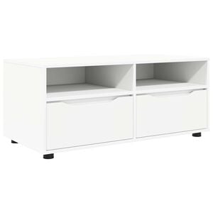 vidaXL TV skrinka 100 x 48 x 43 cm Biela Kompozitn&eacute; drevo