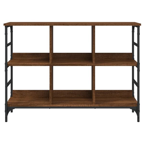 vidaXL Komoda hned&yacute; dub 102x32x73,5 cm kompozitn&eacute; drevo