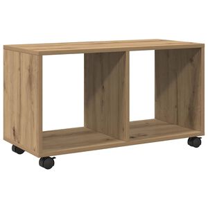 vidaXL Skrinka na kolieskach dub artisan 72x33x42,5cm kompozitn&eacute; drevo