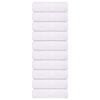 vidaXL Uteráky pre hostí FROGN 10 ks biele 30x50 cm 360 g/m²